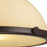 Atlas Lighting Chadwick 13'' Wide 1Lt Pendant, Bronze/White