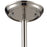 Atlas Lighting Chadwick 13'' Wide 1Lt Pendant, Nickel/Chrome