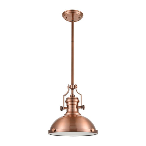 Atlas Lighting Chadwick 13'' Wide 1Lt Pendant, Antique Copper