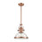 Atlas Lighting Chadwick 13'' Wide 1Lt Pendant, Copper/Clear