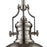Atlas Lighting Chadwick 13'' Wide 1Lt Pendant, Satin Nickel