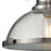 Atlas Lighting Chadwick 13'' Wide 1Lt Pendant, Satin Nickel/Clear