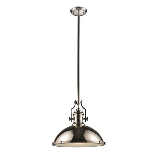 Atlas Lighting Chadwick 17'' Wide 1Lt Pendant, Polished Nickel