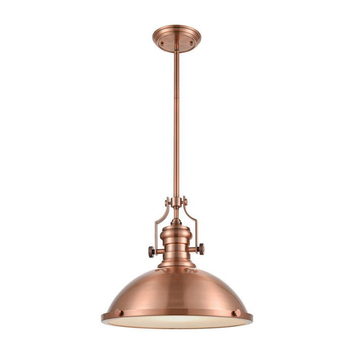 Atlas Lighting Chadwick 17'' Wide 1Lt Pendant, Antique Copper