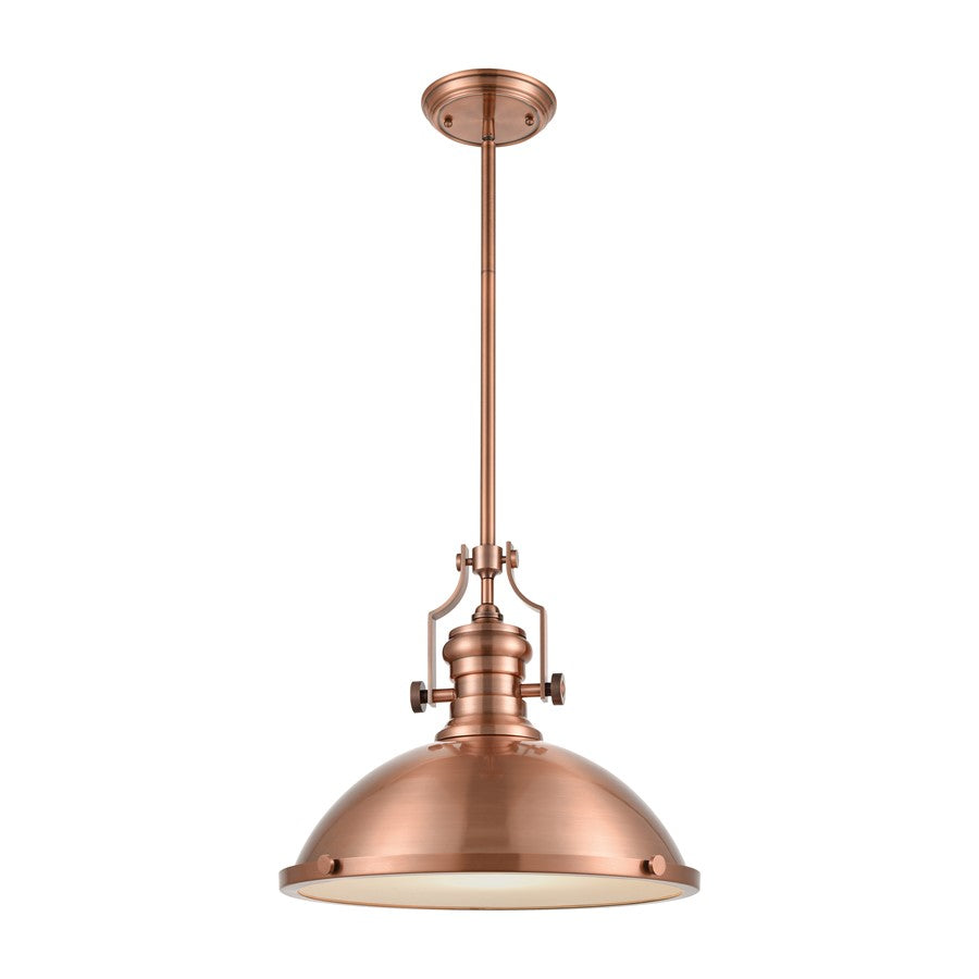 Atlas Lighting Chadwick 17'' Wide 1Lt Pendant, Antique Copper