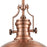 Atlas Lighting Chadwick 17'' Wide 1Lt Pendant, Antique Copper