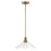 Atlas Lighting Charis 12.5'' Wide 1Lt Pendant, Brass/Bronze/Clear