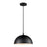 Atlas Lighting Chelsea 12'' Wide 1Lt Pendant, Black