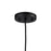 Atlas Lighting Chelsea 12'' Wide 1Lt Pendant, Black