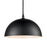 Atlas Lighting Chelsea 12'' Wide 1Lt Pendant, Black