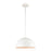 Atlas Lighting Chelsea 12'' Wide 1Lt Pendant, White