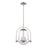 Atlas Lighting Connection 12'' Wide 2Lt Pendant, Satin Nickel/Clear