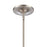 Atlas Lighting Connection 12'' Wide 2Lt Pendant, Satin Nickel/Clear
