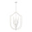 Atlas Lighting Continuance 26'' Wide 6Lt Pendant, White Coral