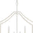 Atlas Lighting Continuance 26'' Wide 6Lt Pendant, White Coral