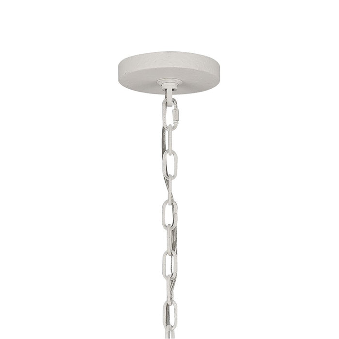 Atlas Lighting Continuance 26'' Wide 6Lt Pendant, White Coral