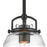 Atlas Lighting Current 8'' Wide 1Lt Pendant, Matte Black/Clear