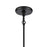 Atlas Lighting Current 8'' Wide 1Lt Pendant, Matte Black/Clear