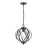 Atlas Lighting Daisy 12'' Wide 1Lt Pendant, Midnight Bronze/Clear