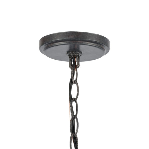 Atlas Lighting Daisy 12'' Wide 1Lt Pendant, Midnight Bronze/Clear