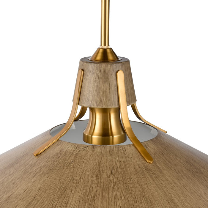 Atlas Lighting Danique 24'' Wide 1Lt Pendant, Corkwood/Natural
