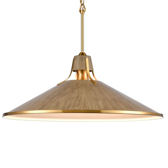 Atlas Lighting Danique 24'' Wide 1Lt Pendant, Corkwood/Natural