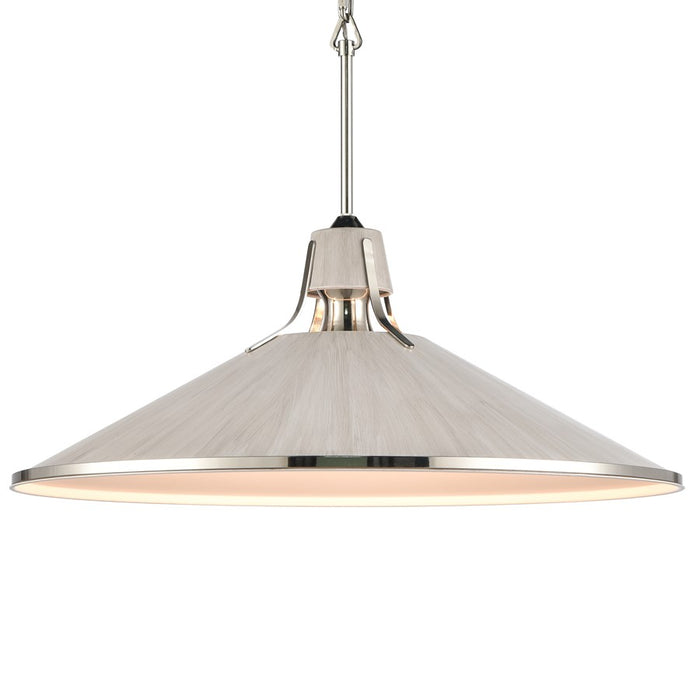 Atlas Lighting Danique 24''W 1Lt Pendant, Sunbleached Oak/Natural