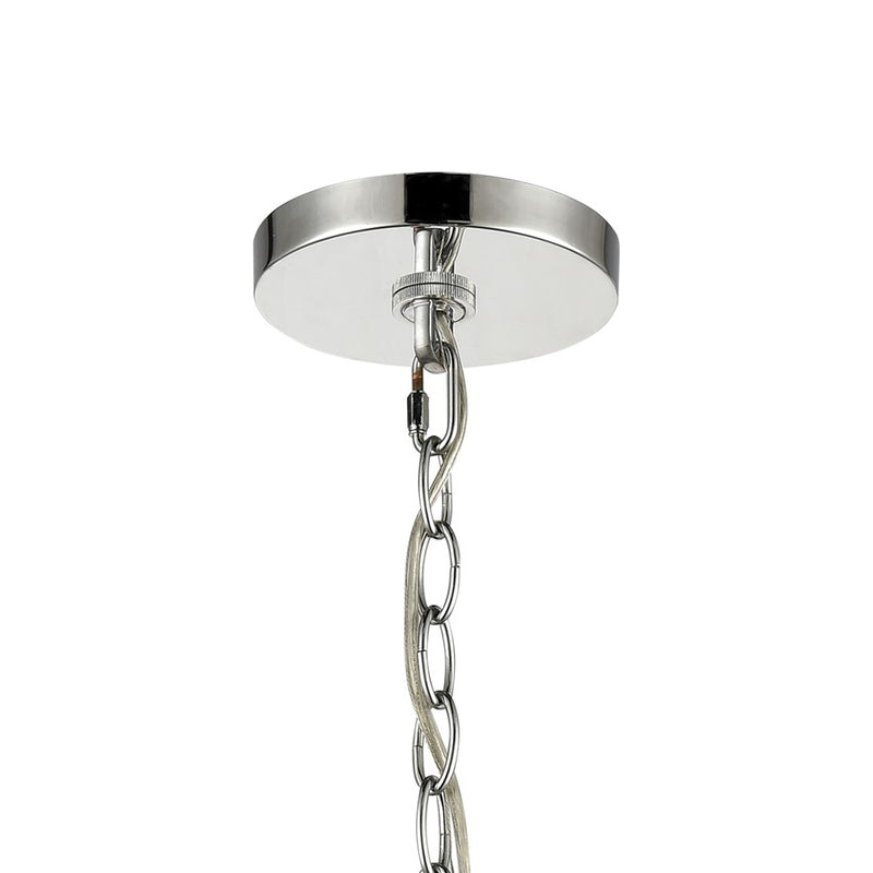 Atlas Lighting Darlene 13'' Wide 3Lt Pendant, Polished Chrome/Clear