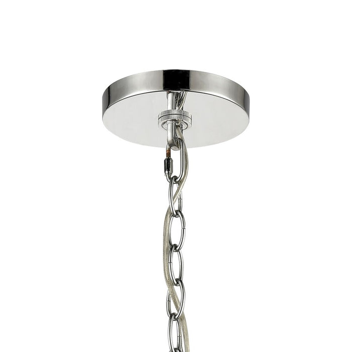 Atlas Lighting Darlene 13'' Wide 3Lt Pendant, Polished Chrome/Clear