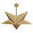 Atlas Lighting Drama 40'' Wide 5Lt Pendant, Gold Leaf
