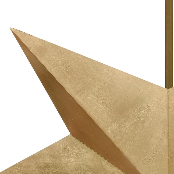 Atlas Lighting Drama 40'' Wide 5Lt Pendant, Gold Leaf