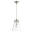 Atlas Lighting Emma 12'' Wide 1Lt Pendant, Polished Nickel/Clear