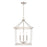 Atlas Lighting Emmett 17'' Wide 4Lt Pendant, Brushed Nickel
