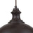 Atlas Lighting Farmhouse 14'' Wide 1Lt Pendant, Oiled Bronze