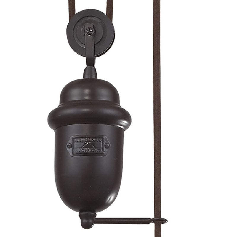 Atlas Lighting Farmhouse 14in 1-Light Pendant | Transitional Oil Rubbed Bronze Metal | Kitchen Island & Dining Room | Model CL11771-BZ