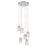 Atlas Lighting Forma de Crystal 17.5'' Wide 6Lt Pendant, Chrome