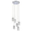 Atlas Lighting Forma de Crystal 17.5'' Wide 6Lt Pendant, Chrome