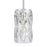 Atlas Lighting Forma de Crystal 17.5'' Wide 6Lt Pendant, Chrome