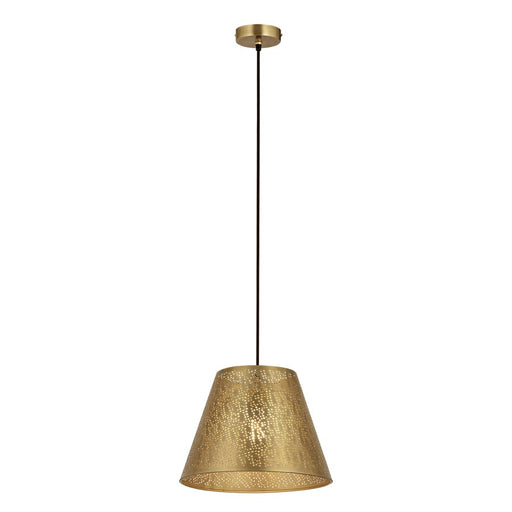 Atlas Lighting Hargen 15'' Wide 1Lt Pendant, Antique Brass/Gold