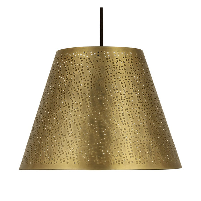 Atlas Lighting Hargen 15'' Wide 1Lt Pendant, Antique Brass/Gold