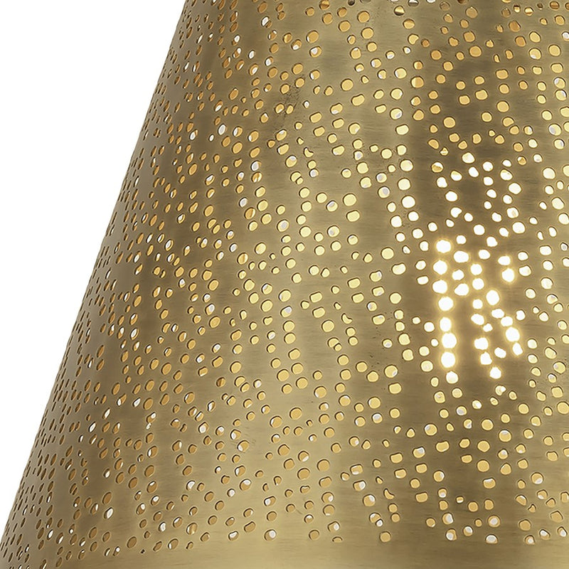 Atlas Lighting Hargen 15'' Wide 1Lt Pendant, Antique Brass/Gold