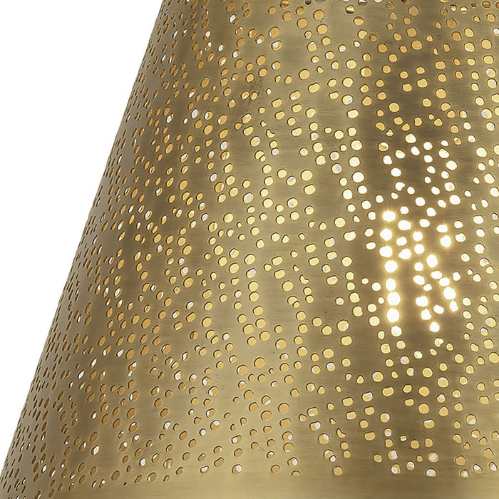 Atlas Lighting Hargen 15'' Wide 1Lt Pendant, Antique Brass/Gold