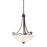 Atlas Lighting Haven 16.75'' Wide 3Lt Pendant, Espresso