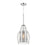 Atlas Lighting Herndon 11'' Wide 1Lt Pendant, Polished Chrome/Clear