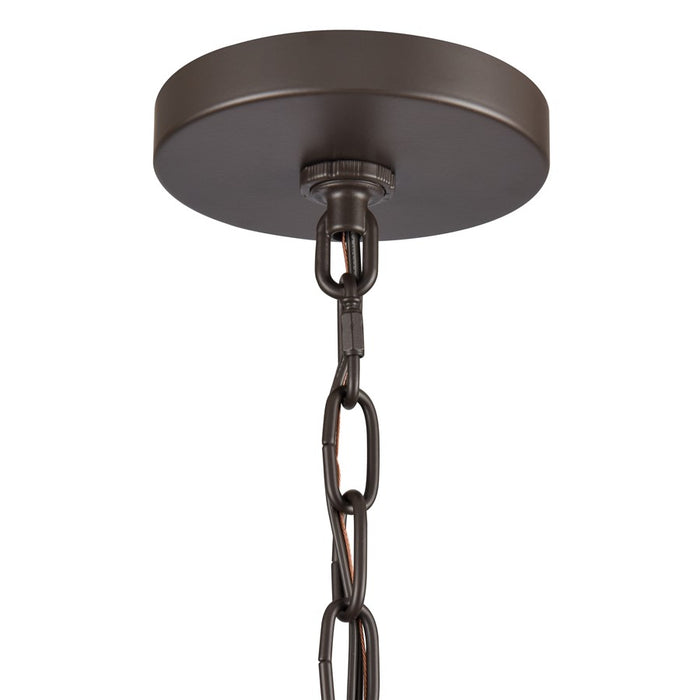 Atlas Lighting Joanie 17.25'' Wide 4Lt Pendant, Old Bronze
