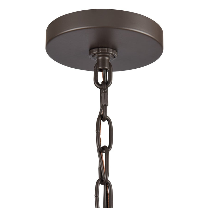 Atlas Lighting Joanie 17in 4-Light Pendant | Transitional Old Bronze Open Lantern | Kitchen Island & Dining Room | 17 x 17 x 22 in | Model CL11784-BZ