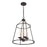 Atlas Lighting Joanie 17.25'' Wide 4Lt Pendant, Old Bronze