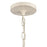 Atlas Lighting Joanie 17.25'' Wide 4Lt Pendant, Antique White