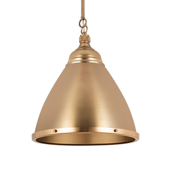 Atlas Lighting Katelyn 15'' Wide 1Lt Pendant, Satin Brass