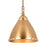 Atlas Lighting Katelyn 15'' Wide 1Lt Pendant, Satin Brass